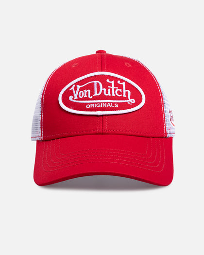 Von Dutch Originals Trucker Snapback Red/White