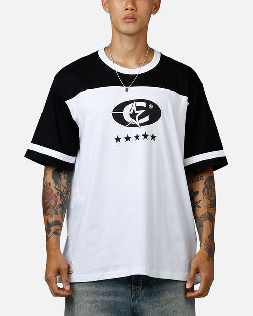 Carre Star Shooter Panelled T-Shirt Black/White