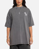 Saint Morta Redemption Mock Neck T-Shirt Washed Charcoal