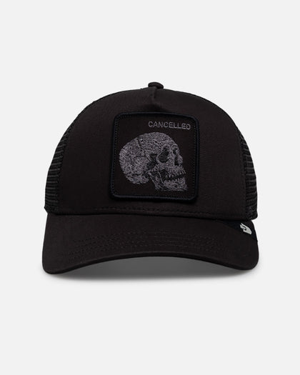 Goorin Bros Tonal Skull Trucker Snapback Black