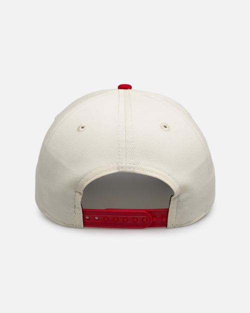 New Era Atlanta Braves 'Royal Flush' 9FORTY A-Frame Snapback White/Red