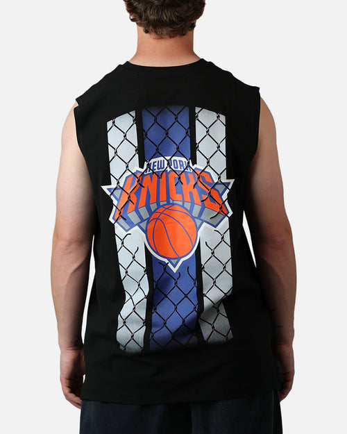 New Era New York Knicks Muscle T-Shirt Black