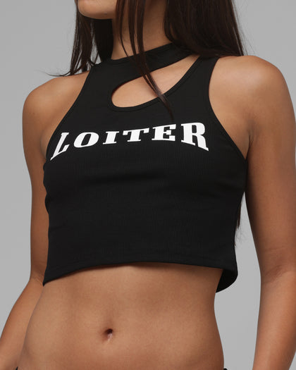 Loiter Women's Impact Multi Strap Tank Black