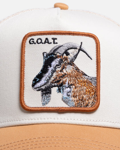 Goorin Bros The Goat Trucker Snapback White/Gold