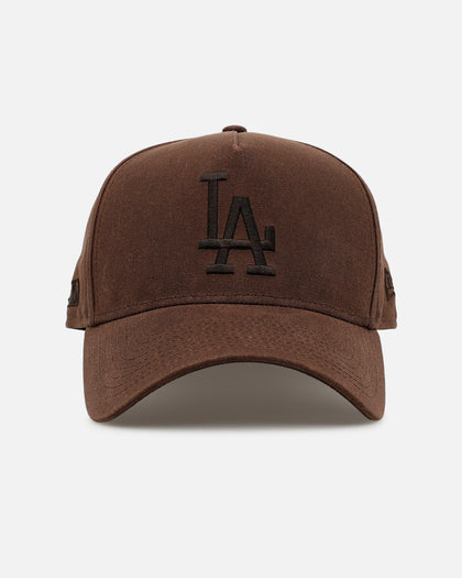 New Era Los Angeles Dodgers 'Waxed Canvas QS' 59FORTY A-Frame Fitted Brown