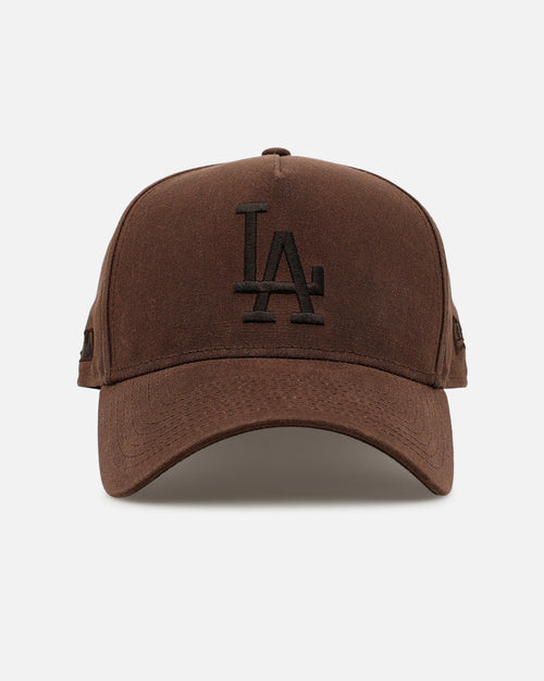 New Era Los Angeles Dodgers 'Waxed Canvas QS' 59FORTY A-Frame Fitted Brown