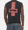 Saint Morta Saints Marked Cut Off Muscle T-Shirt Washed Black