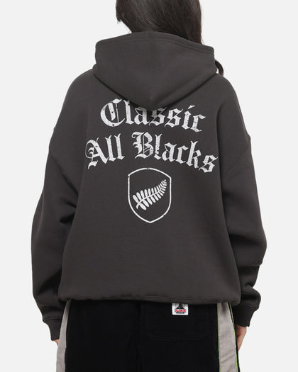 Mitchell & Ness Classic All Blacks Box Hoodie Washed Black