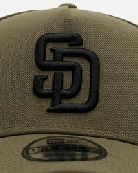 New Era San Diego Padres 'Easy Olive' 9FORTY A-Frame Snapback Olive