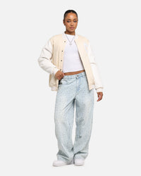Carre MVP Varsity Jacket Cream/White