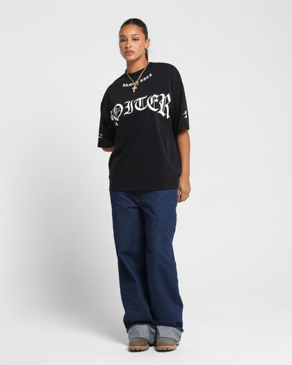 Loiter Biker Vintage T-Shirt Vintage Black
