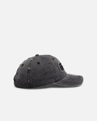 Mitchell & Ness San Antonio Spurs 'Destroyed' Dad Fit Strapback Washed Black