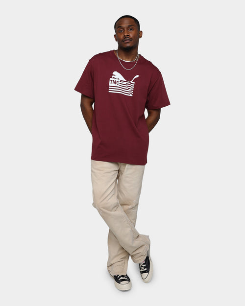 Puma X TMC Every Day Hussle T-Shirt Burgundy
