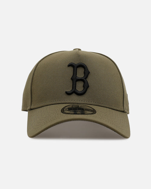 New Era Boston Red Sox 'Easy Olive' 9FORTY A-Frame Snapback Olive