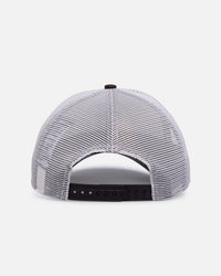 New Era Los Angeles Dodgers 'Upside Down Logo' 9FORTY A-Frame Trucker Snapback White/Brown