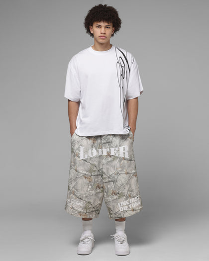 Loiter Impact Fleece Shorts Hunter Camo