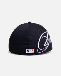 New Era New York Yankees 'MLB Side Script 59FIFTY Fitted Navy