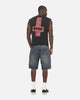 Saint Morta Saints Marked Cut Off Muscle T-Shirt Washed Black