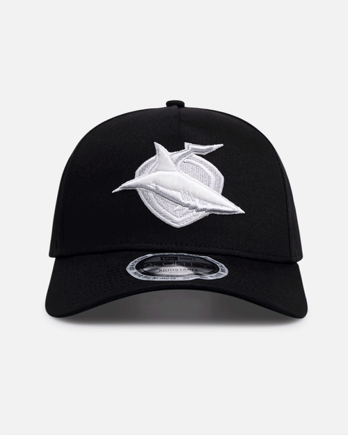 New Era Cronulla-Sutherland Sharks 'NRL Glow In The Dark' 9FORTY A-Frame Snapback Black
