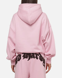 Ed Hardy Women's Distressed Hoodie Pink