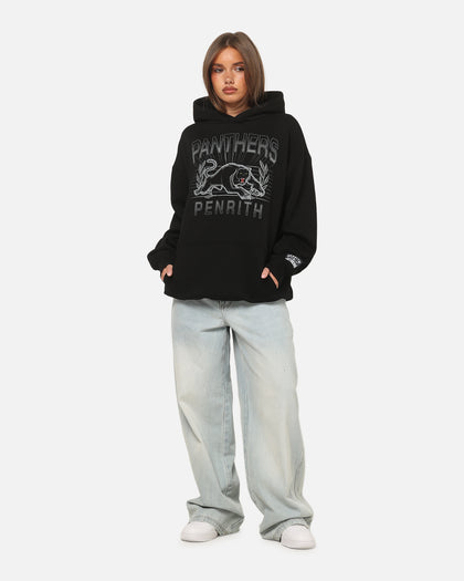 Bleacher Athletic Penrith Panthers NRL Adult Club Wreath Hoodie Black