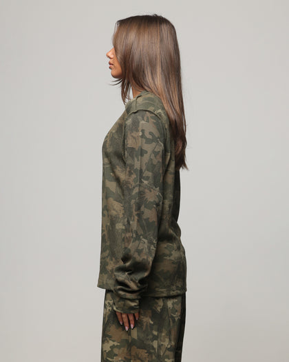 American Thrift Long Sleeve Thermal T-Shirt Camo