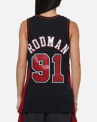 Mitchell & Ness Chicago Bulls Dennis Rodman Rave Jersey Black/Red