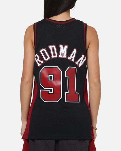 Mitchell & Ness Chicago Bulls Dennis Rodman Rave Jersey Black/Red