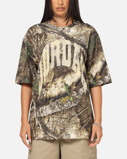 Jordan Brooklyn Real Tree All Over Print Crewneck T-Shirt Sail/Sail