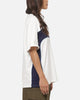 Carre Athletic Panel Crew T-Shirt Off White