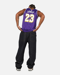 Nike LeBron James Los Angeles Lakers 2025/26 Statement Edition Dri-FIT NBA Swingman Jersey Field Purple