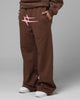 Loiter Hybrid Sweatpants Brown/Pink