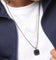 Guess Mainline Back To Black Octagon Necklace Black