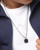 Guess Mainline Back To Black Octagon Necklace Black