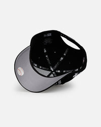 New Era Los Angeles Dodgers 'Oversized Gothic Script Crown' 9FORTY A-Frame Snapback Black/White