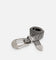 MNML Chevron Caviar Belt Silver