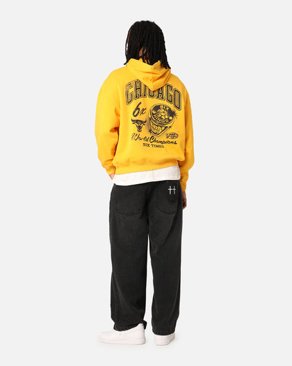 Mitchell & Ness Chicago Bulls Rings Hoodie Ochre