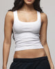 American Thrift Women's Scoop Neck Tank White