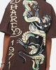 Ed Hardy Panther T-Shirt Brown