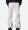 MNML Super Stacked Denim Jeans White