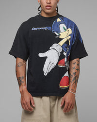 Loiter x Sonic Vintage T-Shirt Black