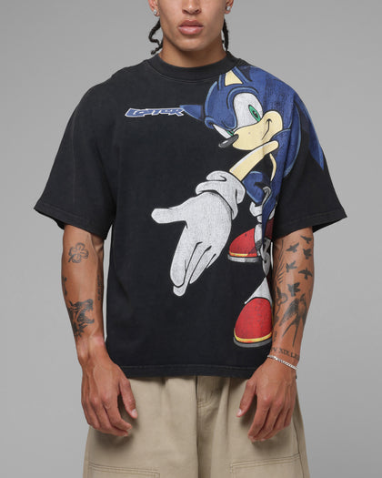 Loiter x Sonic Vintage T-Shirt Black