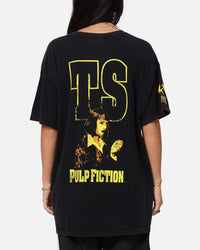 Pulp Fiction Mia Wallace Vintage T-Shirt Black Vintage