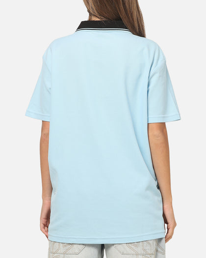 Bleacher Athletic Cronulla-Sutherland Sharks NRL Adult Golf Polo T-Shirt Light Blue