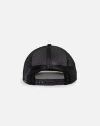 New Era San Francisco Giants 'Puff Print' Pre-Curved Golfer Trucker Snapback Black