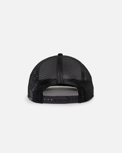 New Era San Francisco Giants 'Puff Print' Pre-Curved Golfer Trucker Snapback Black