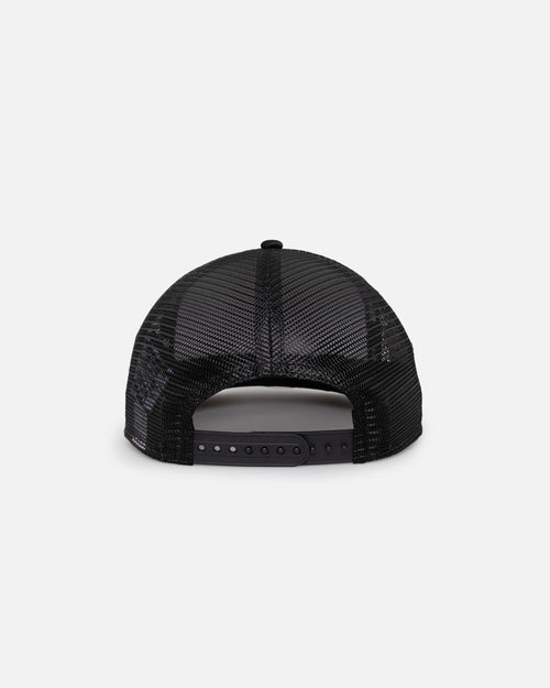New Era San Francisco Giants 'Puff Print' Pre-Curved Golfer Trucker Snapback Black