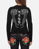 Ed Hardy Women's Tiger Long Sleeve T-Shirt Black