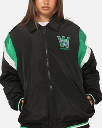 Bleacher Athletic New Zealand Warriors NRL Legacy Baseball Jacket Black