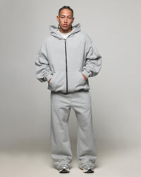 American Thrift Zip Hoodie Grey Heather